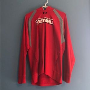 Under armor red sweatshirt